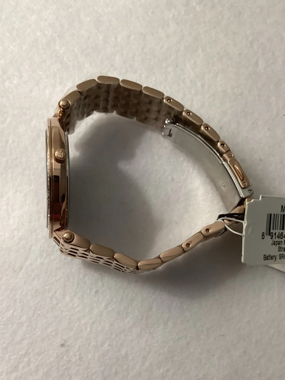 Michael Kors Darci Rose Gold-Tone Stainless Steel Bracelet Watch 39mm MK3192
